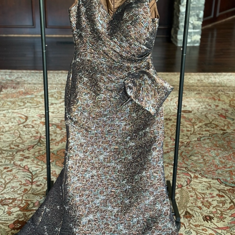 Jovani Strapless Multicolor Dress